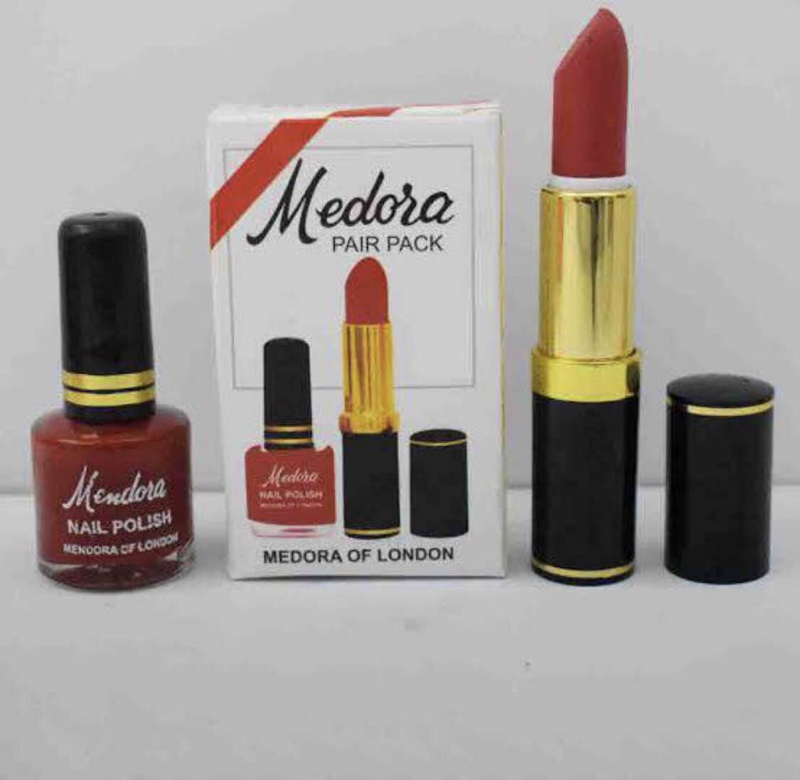Medora 2 in 1 Lipstick & Nail Polish Combo