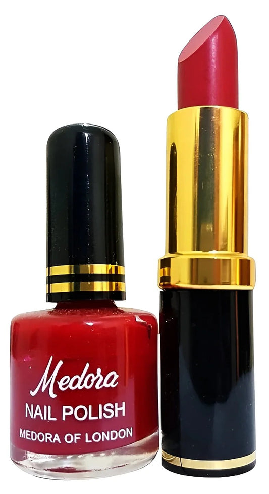 Medora 2 in 1 Lipstick & Nail Polish Combo