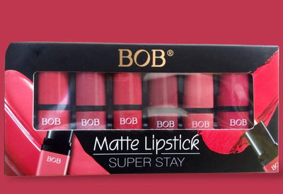 Pack of 6 Bob Super Stay Matte Lipstick Set