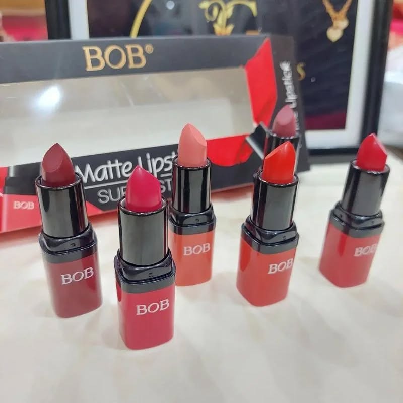 Pack of 6 Bob Super Stay Matte Lipstick Set