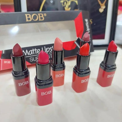 Pack of 6 Bob Super Stay Matte Lipstick Set
