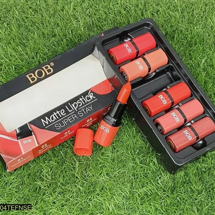 Pack of 6 Bob Super Stay Matte Lipstick Set
