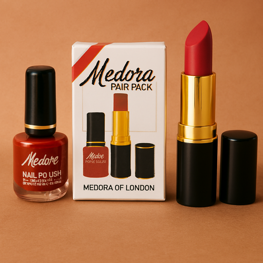 Medora 2 in 1 Lipstick & Nail Polish Combo