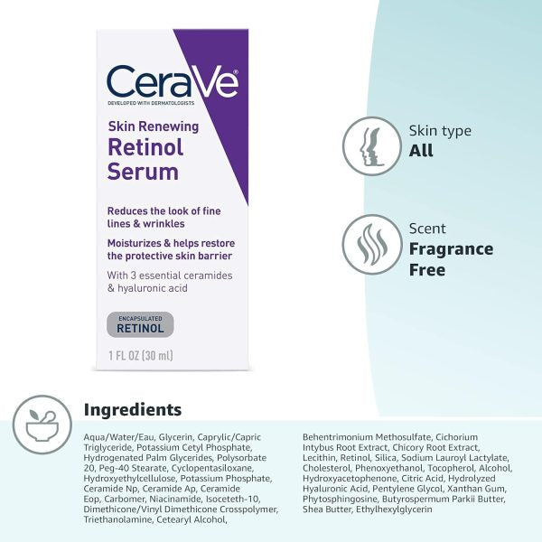 Cerave, Skin Renewing Retinol Serum