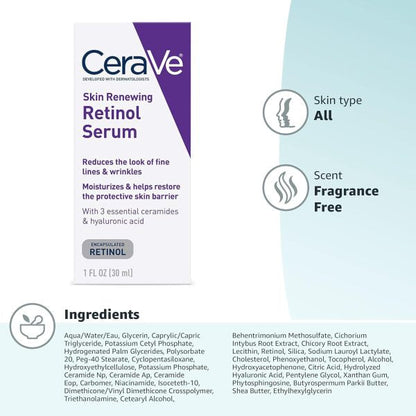 Cerave, Skin Renewing Retinol Serum