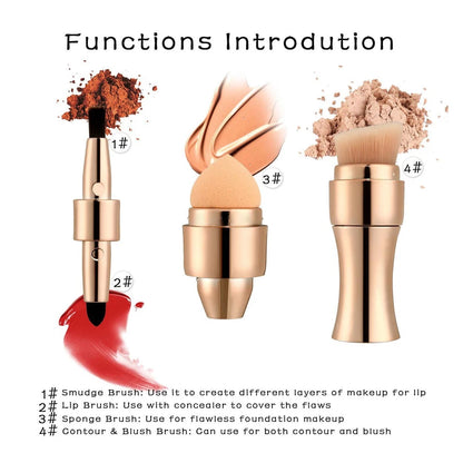 Max Factor x 4 in 1 makeup brush Set